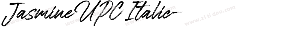 JasmineUPC Italic字体转换